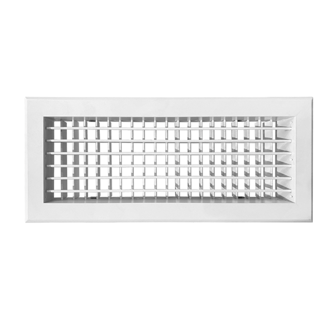 Baillindustrie - Grille soufflage double deflexion - Dimensions grilles DD400X150